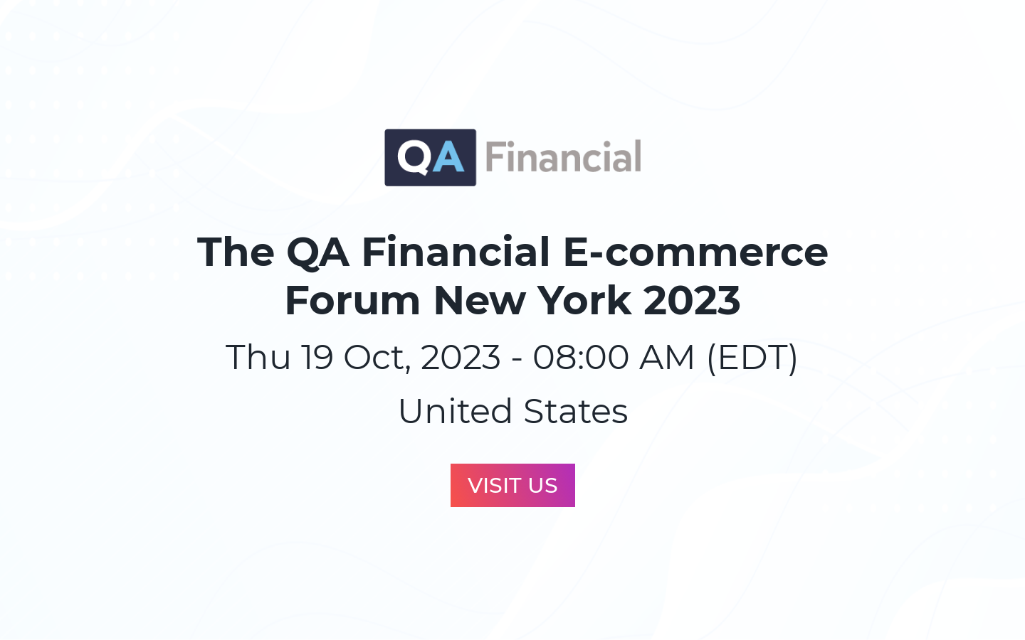 The QA Financial Forum New York 2023
